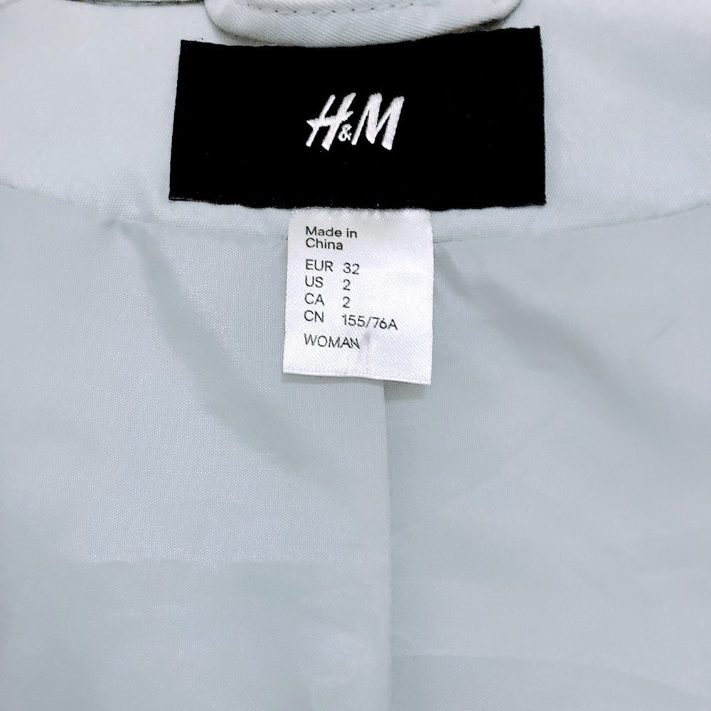 •H&M Vintage lightweight jacket ~ Women’s XS casual or business jacket NWOT - Picture 10 of 16